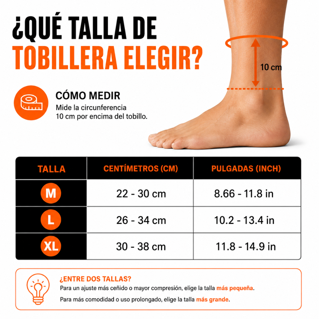 Tobillera de compresión
